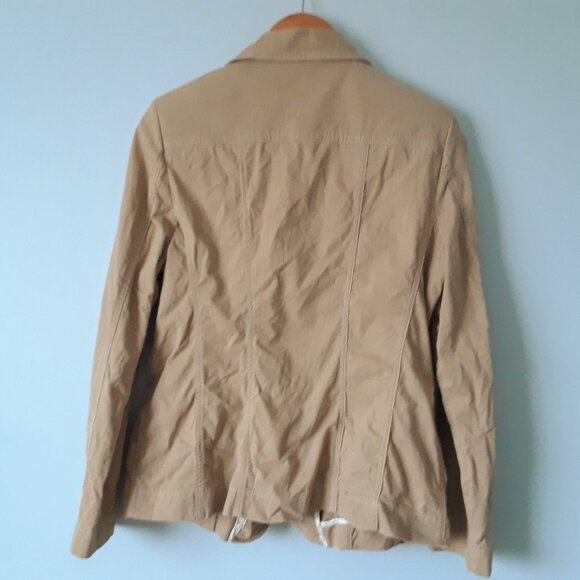 Vintage Cotton Blazer Jacket Size 12 - Picture 3 of 6